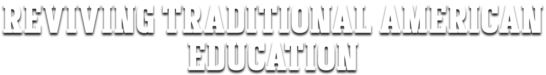 revive-traditional-education-text image